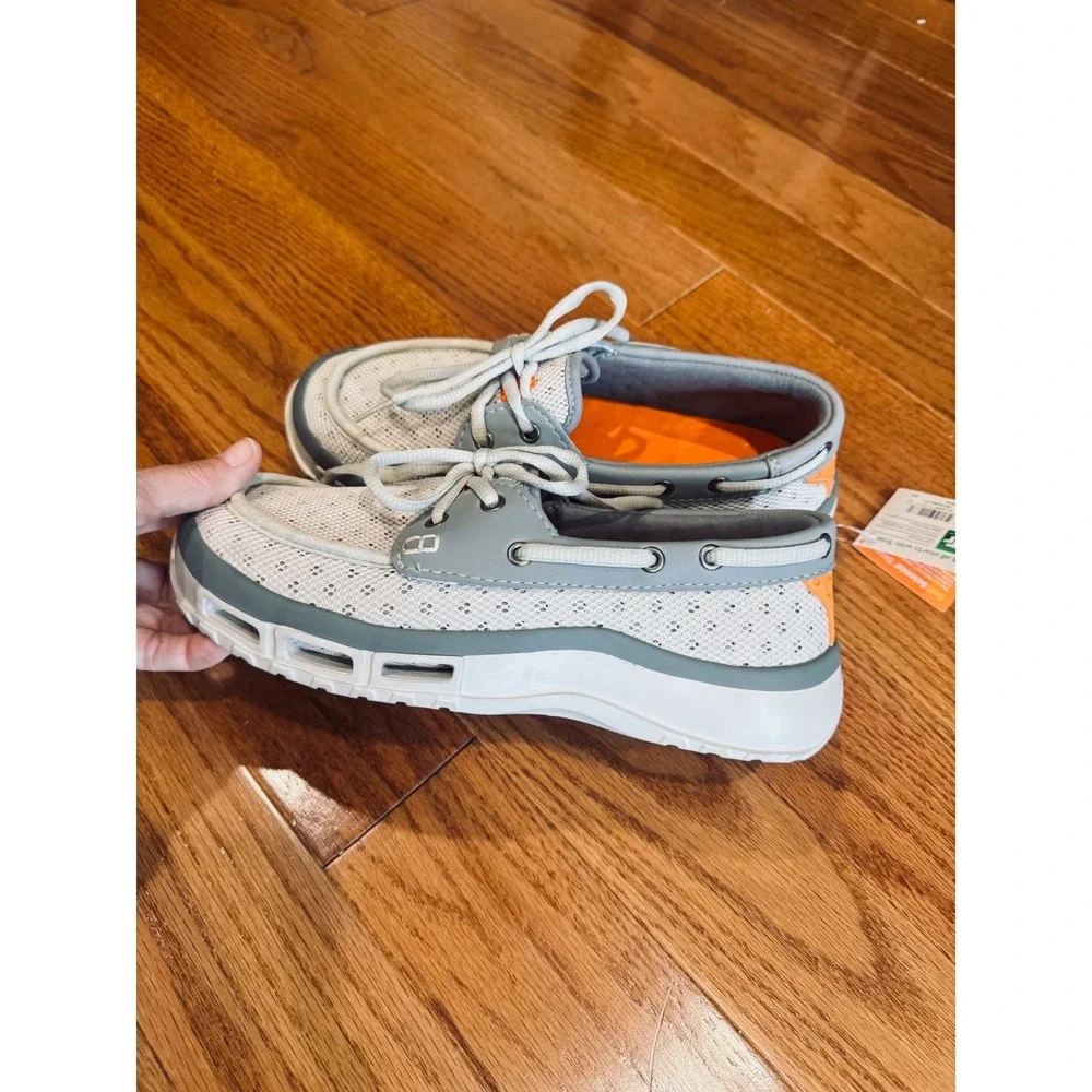 SoftScience Fin 2.0 Boat Shoes Mens 8 Womens 10 Light Gray Mesh Water Shoes